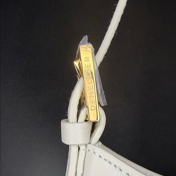 DeMellier Off-White Tokyo Small Shoulder Bag with Gold Hardware - Picture 3 of 12